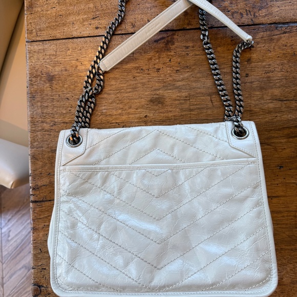 Saint Laurent YSL Medium Niki bag in "Blanc" Vintage Leather/MINT CONDITION! - Picture 15 of 16